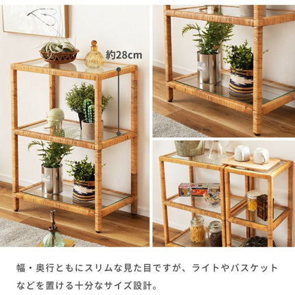 ガラスシェルフW