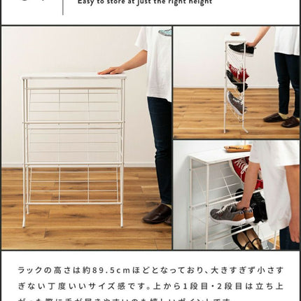 石目調シューズ・ディスプレイ
