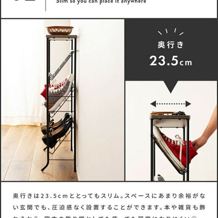 石目調シューズ・ディスプレイ