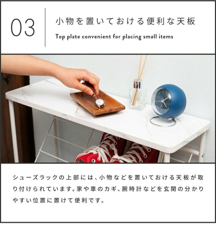 石目調シューズ・ディスプレイ