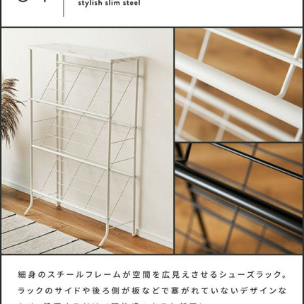 石目調シューズ・ディスプレイ