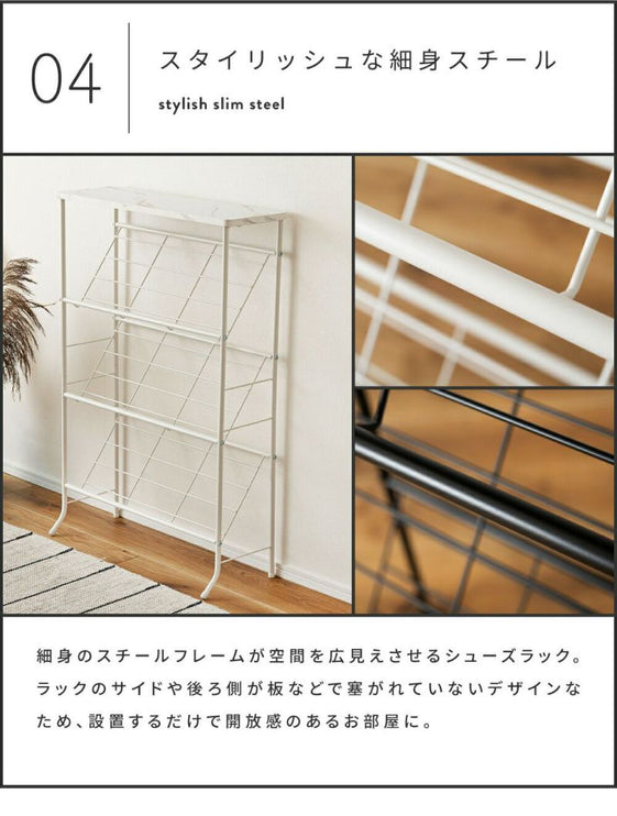 石目調シューズ・ディスプレイ
