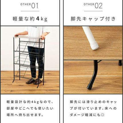 石目調シューズ・ディスプレイ