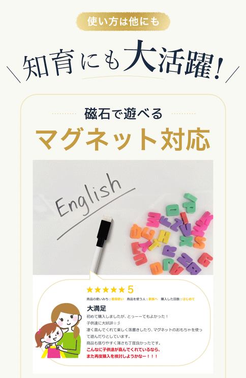 BOOMIE プロ監修 貼る ホワイトボードシート