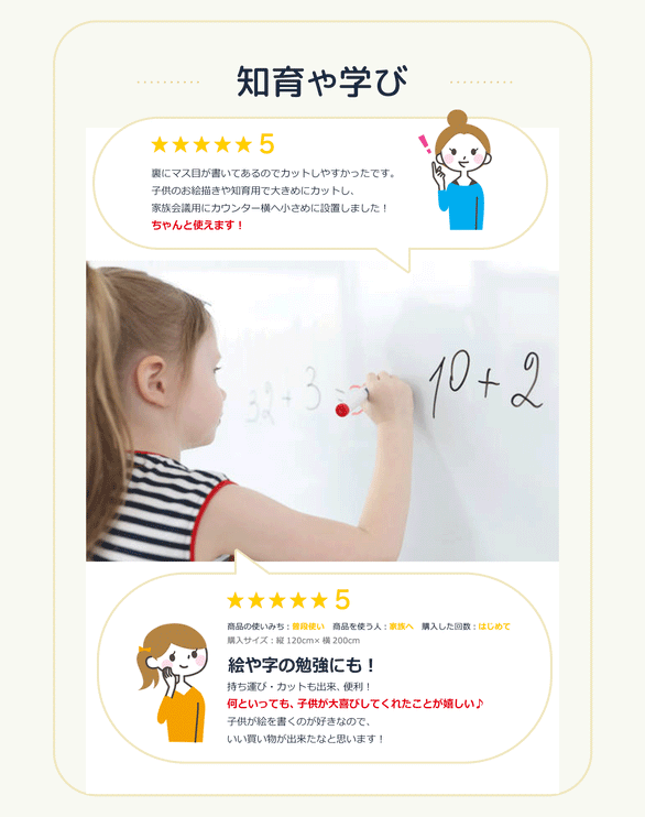 BOOMIE プロ監修 貼る ホワイトボードシート