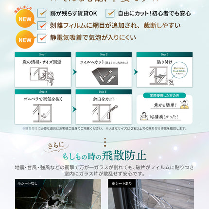 BOOMIE 窓目隠し断熱シート