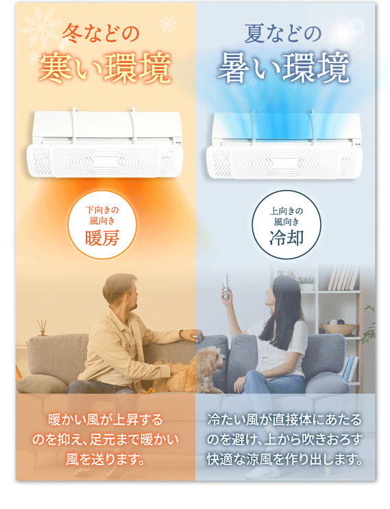 BOOMIE エアコン風よけカバー