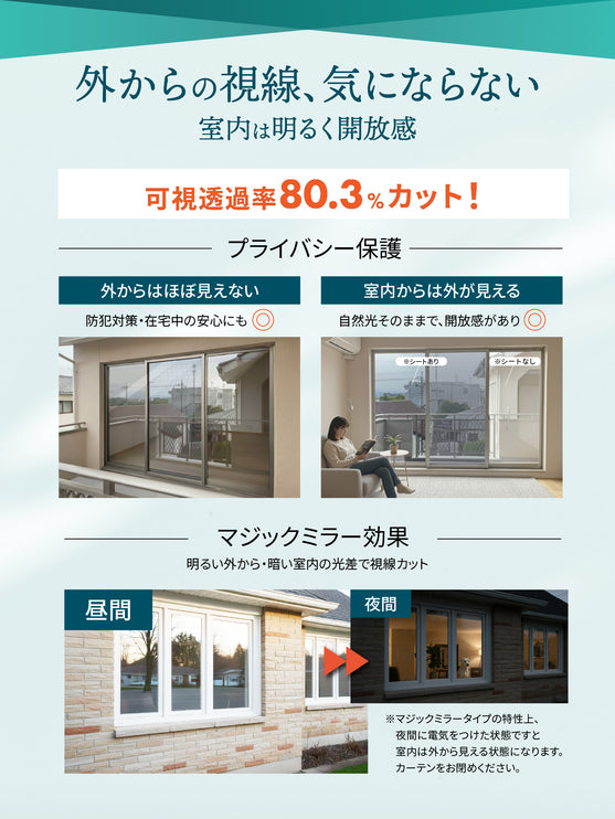 BOOMIE 窓目隠し断熱シート