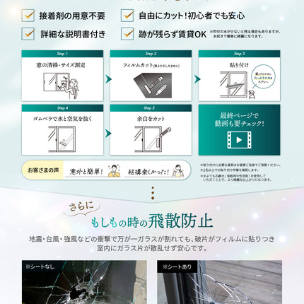 BOOMIE 窓目隠し断熱シート