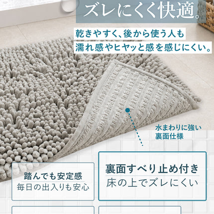 マイクロファイバー バスマット