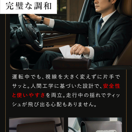 BOOMIE 車用ティッシュケース