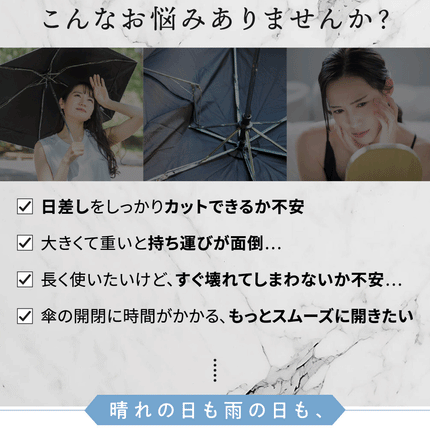 mybrella -safety-（折りたたみ日傘「マイブレラ」-セーフティー-）